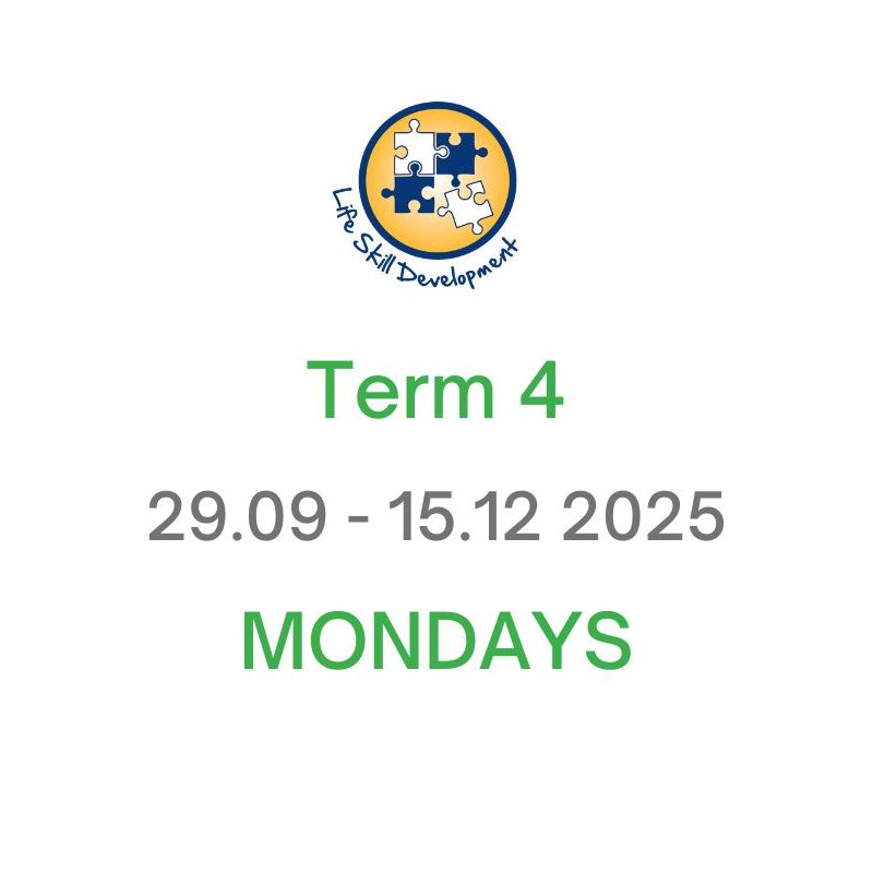 JHLS: Term 4 Mondays Life Skills Day Program (29.09-15.12.25)