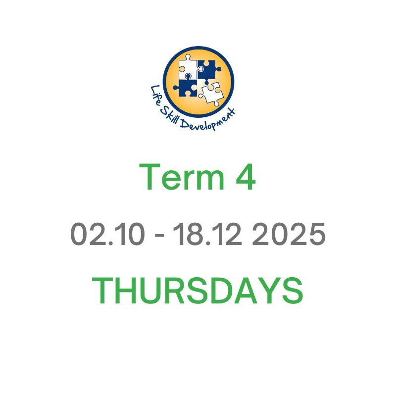 JHLS: Term 4 Thursdays Life Skills Day Program (02.10-18.12.25)