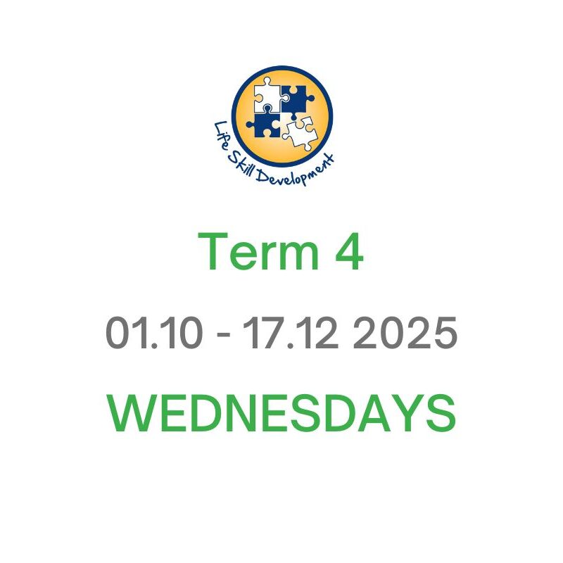 JHLS: Term 4 Wednesdays Life Skills Day Program (01.10-17.12.25)