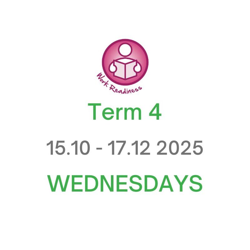 JHWR: Term 4 2025 Wednesdays: Maintaining Work & Money Management (15.10 – 17.12.25)